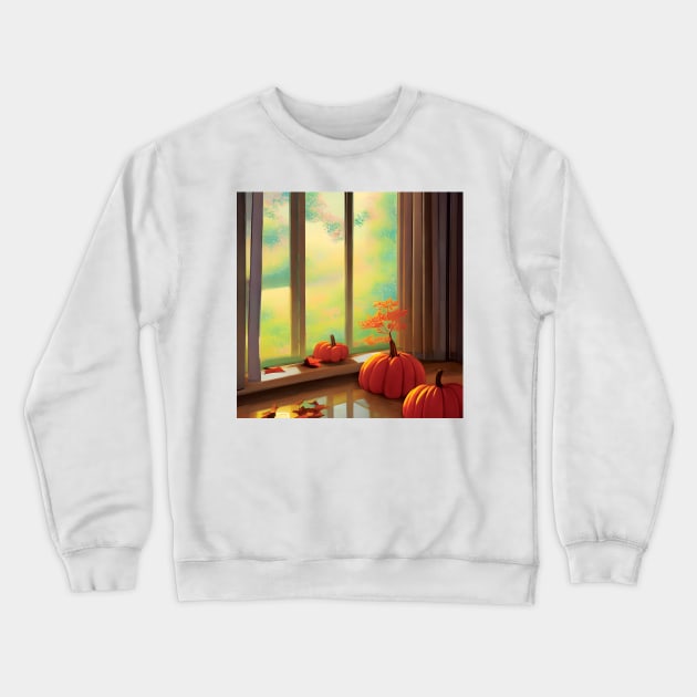 Pumpkin Spice in the Fall Dreamy Blessings Autumn Vibes Crewneck Sweatshirt by DaysuCollege